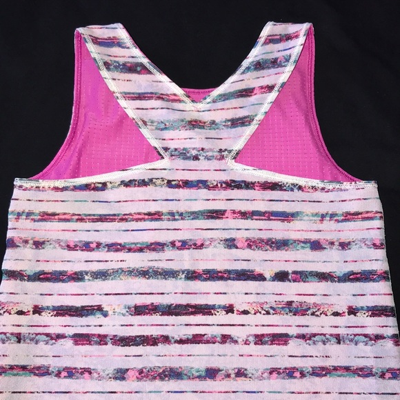 Ivivva Pink Reversible Double Drill Mesh Top.  Size 7/8. - Picture 5 of 12